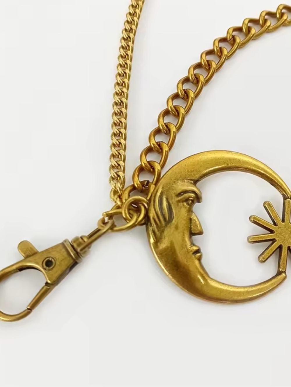 Vintage Gold Celestial Chain Belt - Picture 5 of 5